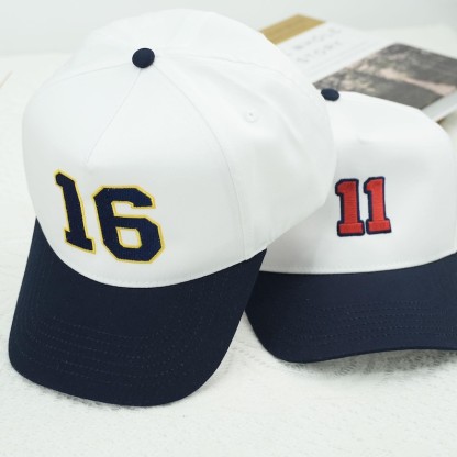 Custom Embroidered Sports Number Hat, Embroidered Baseball Cap, Player Number, Canvas Trucker Hat, Game Day, Personalized Sport Mom Hat