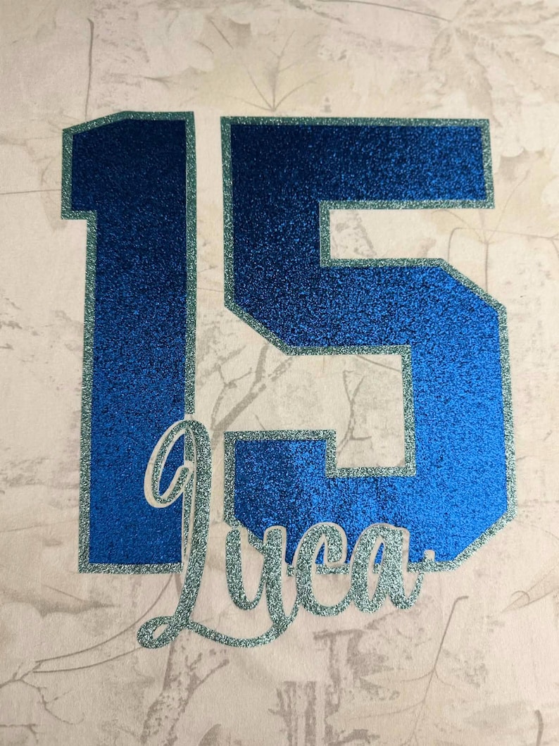 Custom Baseball | Softball | Football | Camo Shirt | Glitter Name & Number Game Day Apparel