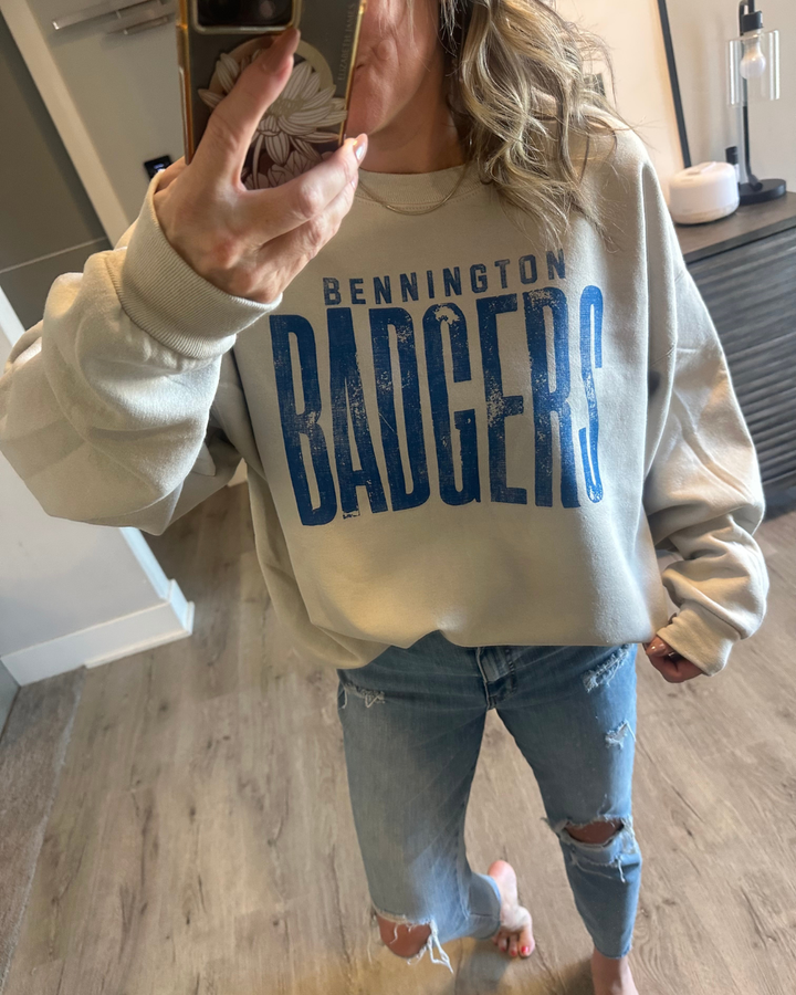 Personalized School Mascot Sweatshirt – Custom Team Name Spirit Crewneck for Game Day
