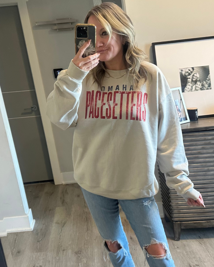 Personalized School Mascot Sweatshirt – Custom Team Name Spirit Crewneck for Game Day