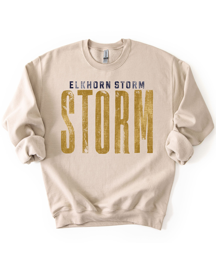 Personalized School Mascot Sweatshirt – Custom Team Name Spirit Crewneck for Game Day