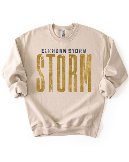 Personalized School Mascot Sweatshirt – Custom Team Name Spirit Crewneck for Game Day