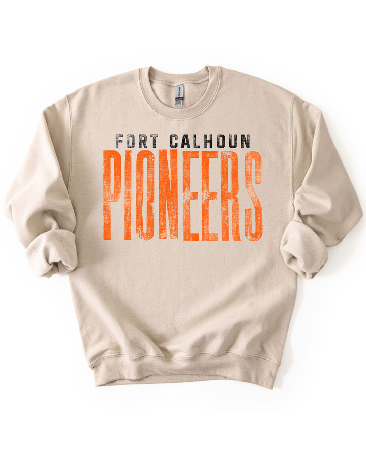 Personalized School Mascot Sweatshirt – Custom Team Name Spirit Crewneck for Game Day