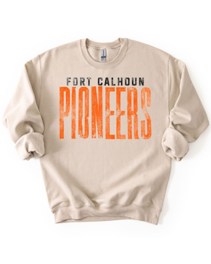 Personalized School Mascot Sweatshirt – Custom Team Name Spirit Crewneck for Game Day