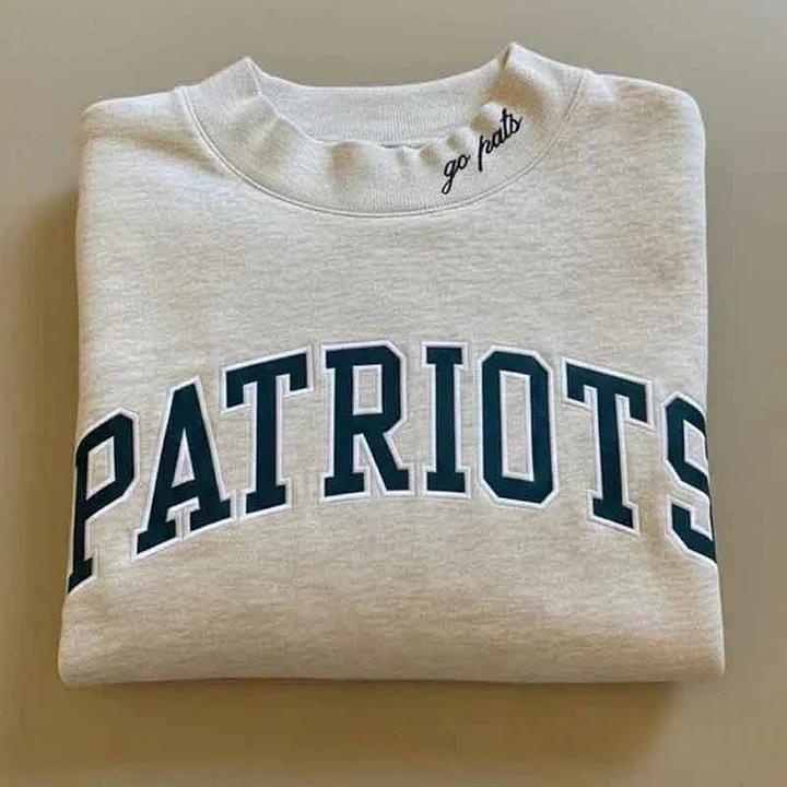 Custom Mockneck Embroidered Team Name Sweatshirt – Stand-up Collar