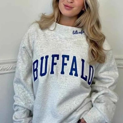 Custom Mockneck Embroidered Team Name Sweatshirt – Stand-up Collar