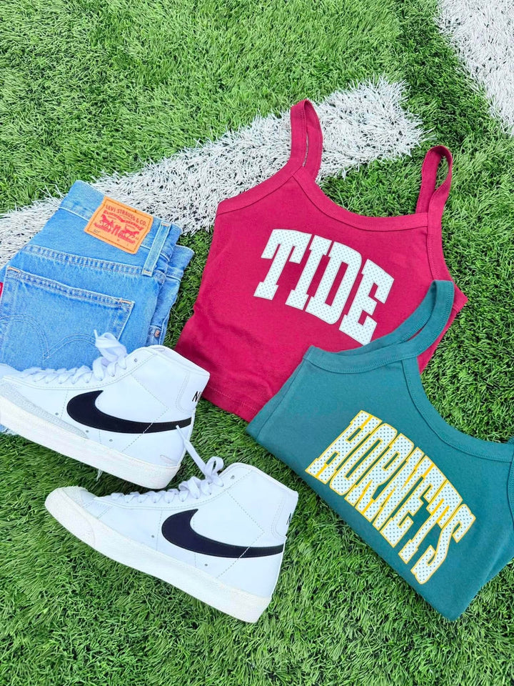 GAME DAY DOT RIBBED TANK