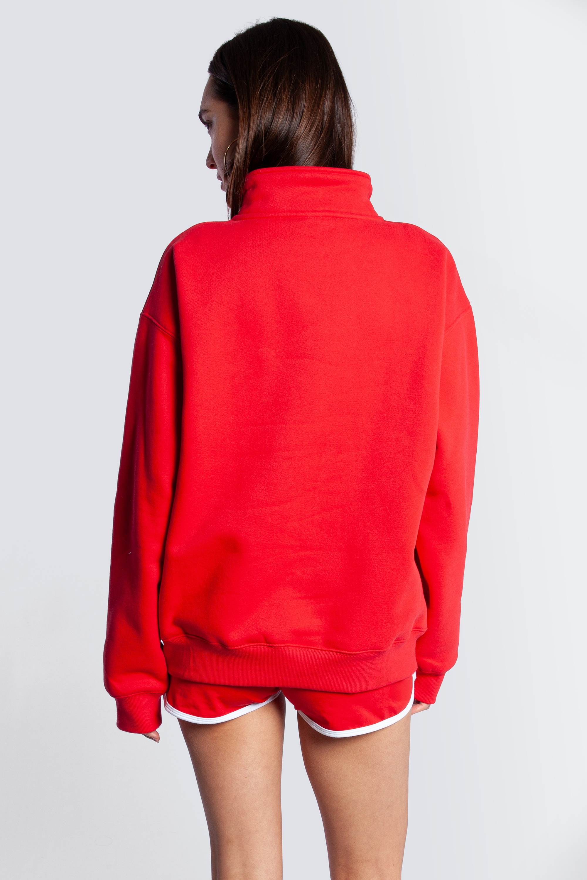 Ohio Quarter Zip Pullover | Women's College Game Day Sweatshirt | Vintage Campus Spirit Top
