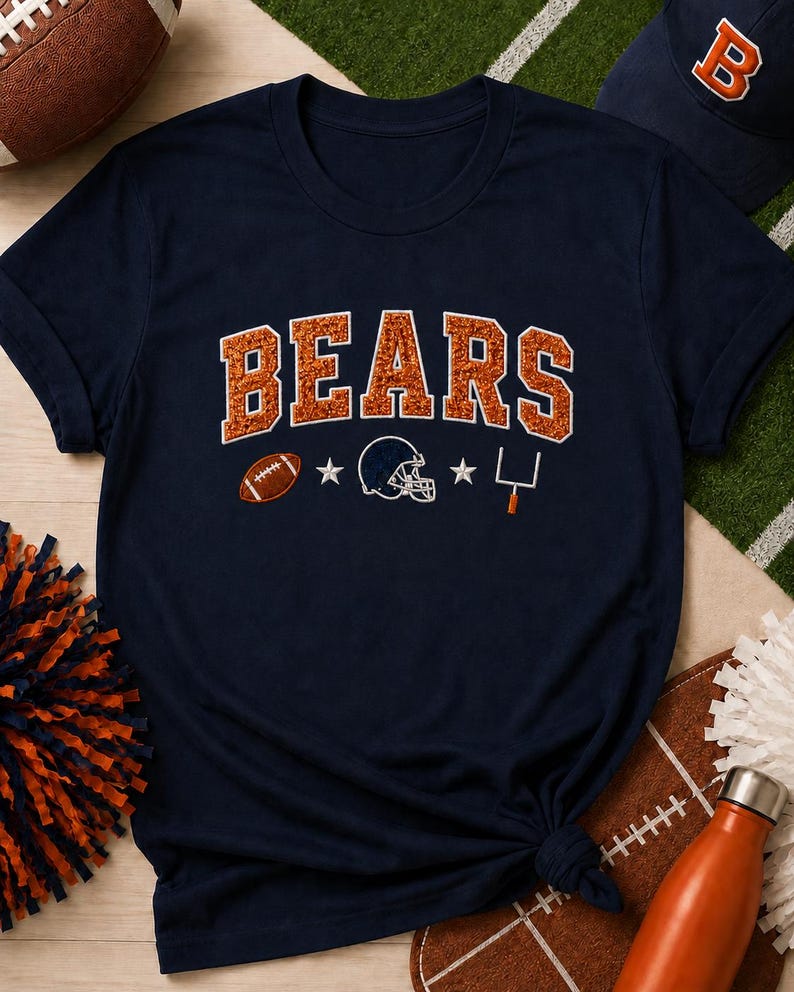 Glitter Applique Football Sweatshirt, Custom School Color Game Day Crewneck, Personalized Mascot Pullover, Tailgate Gift