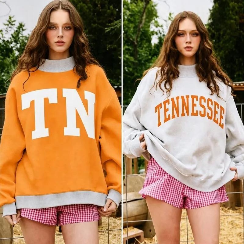 Personalized Custom College Team Game Day Dual Colored Reversible Mockneck Pullover