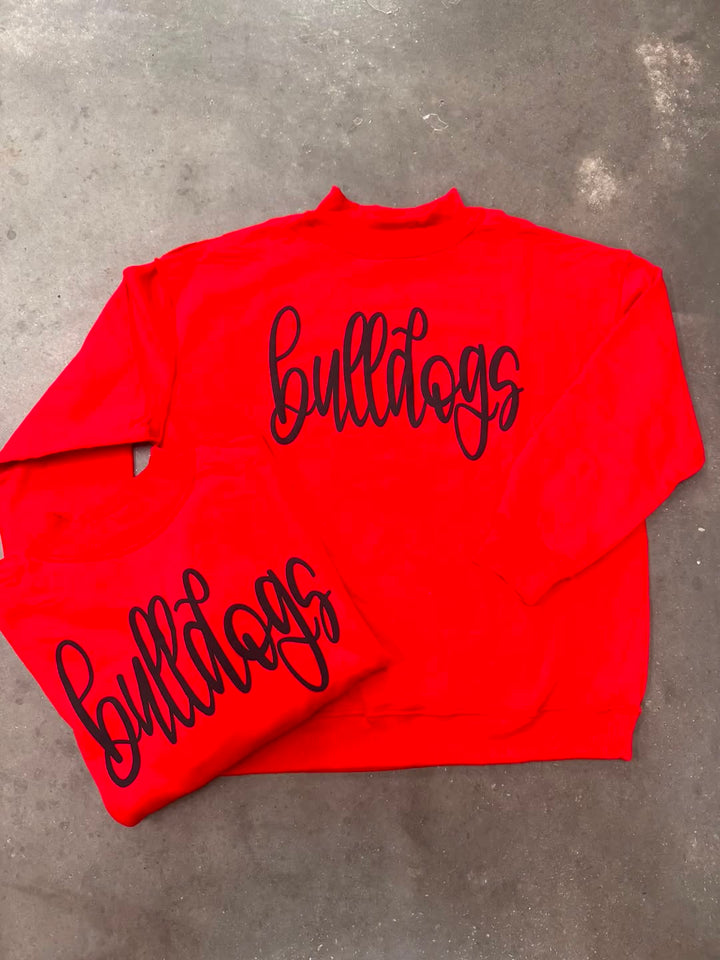 Signature Script Mockneck Sweatshirt