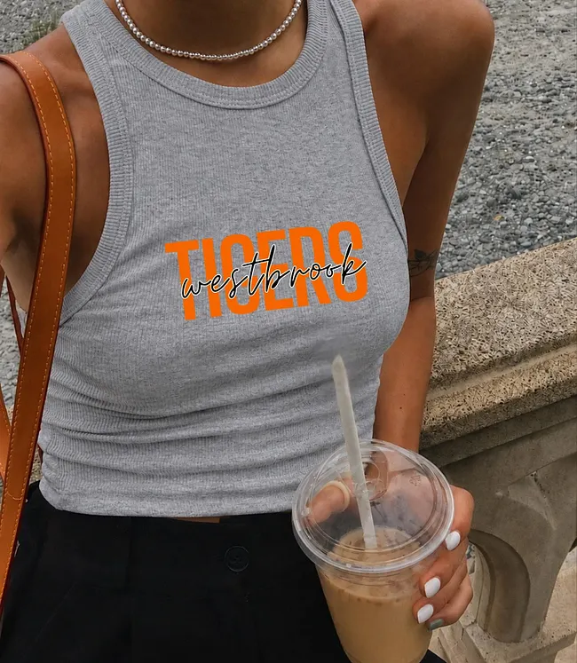 Custom School Team Mascot Tank Top | Personalized College Game Day Spirit Shirt | Football Tailgate Outfit