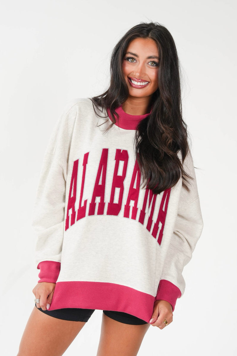 Custom Color Block Mockneck Sweatshirt