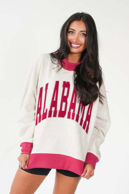 Custom Color Block Mockneck Sweatshirt