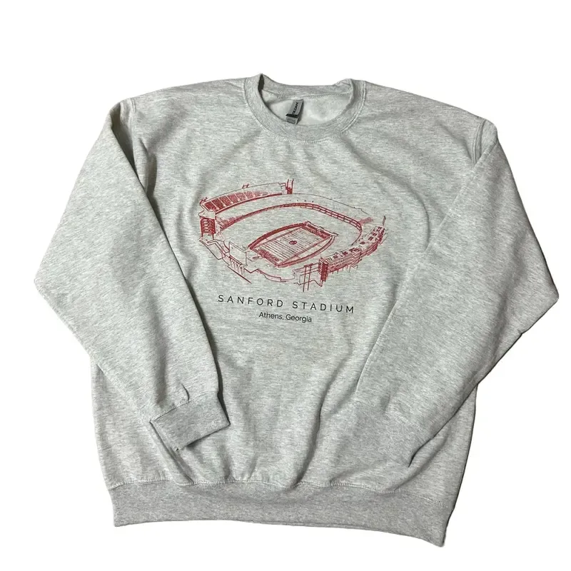 Custom Stadium Sweatshirt, Personalized College Stadium Crewneck