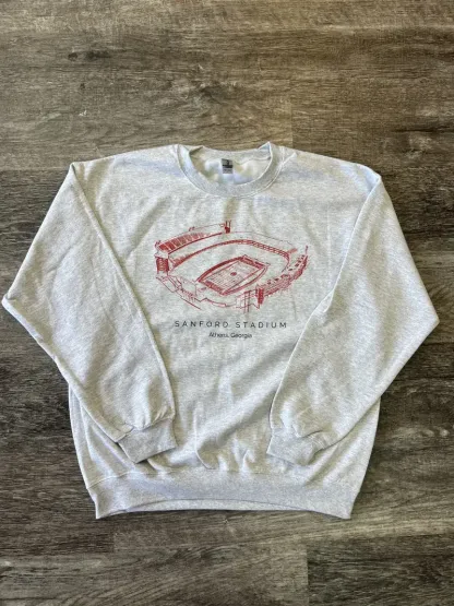 Custom Stadium Sweatshirt, Personalized College Stadium Crewneck