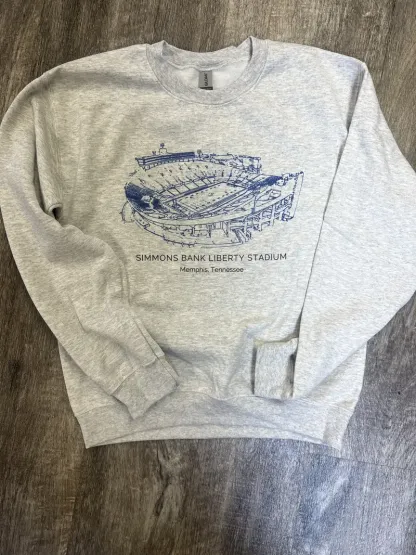 Custom Stadium Sweatshirt, Personalized College Stadium Crewneck