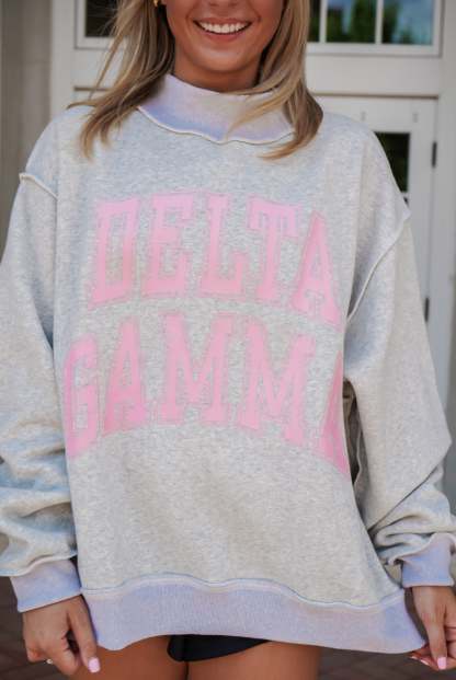 Custom Sorority Reversible Label Sweatshirt