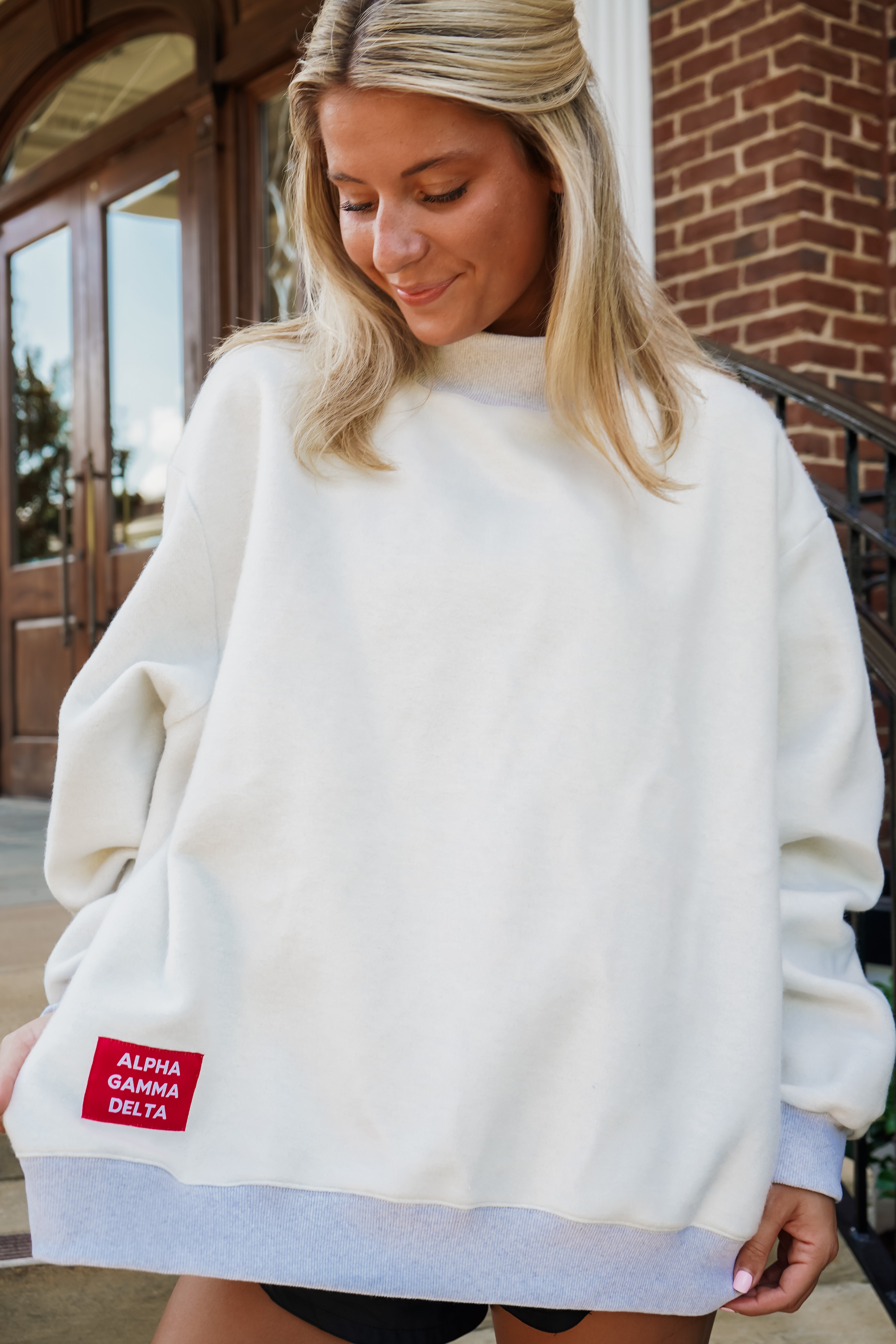 Custom Sorority Reversible Label Sweatshirt