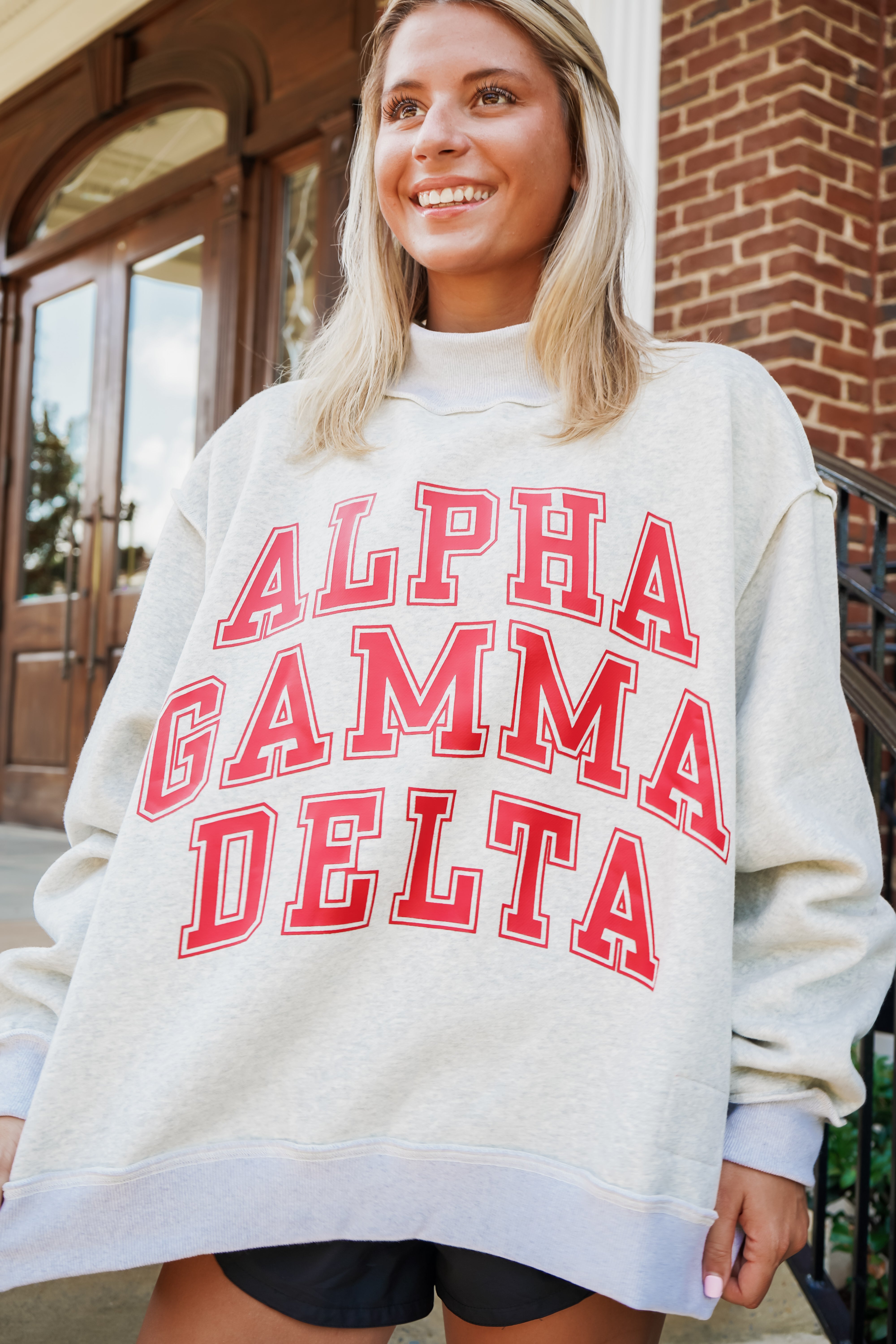 Custom Sorority Reversible Label Sweatshirt