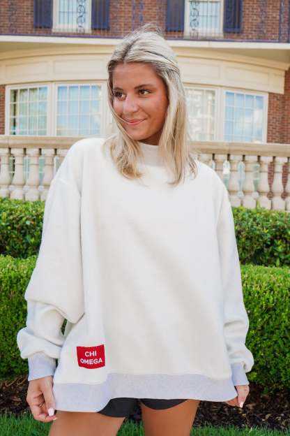 Custom Sorority Reversible Label Sweatshirt