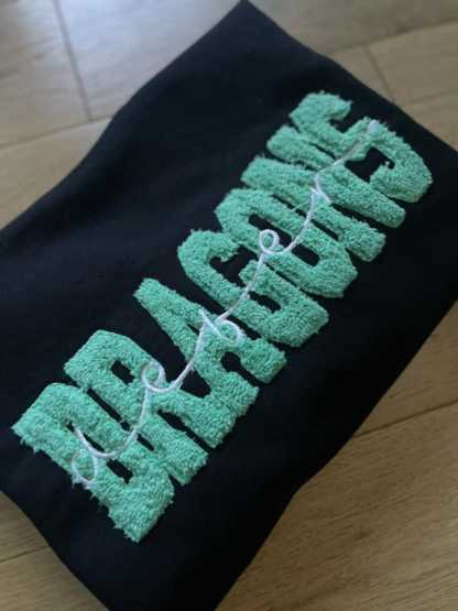Fuzzy Sports Team Name Spirit Wear School Custom Embroidered Adult Sweatshirt Gift
