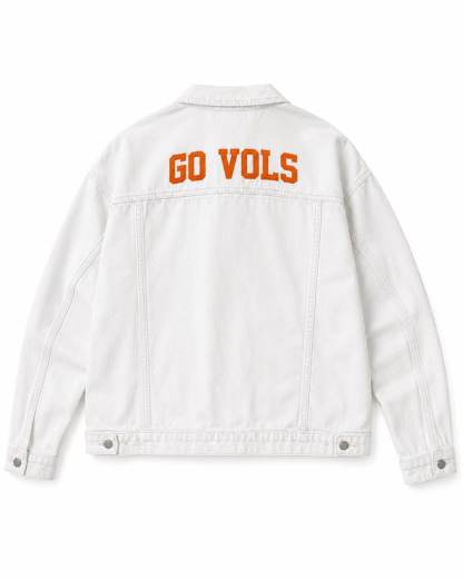 Personalized College Game Day Denim Jacket | Custom Embroidered Football Jean Jacket | School Spirit Jacket | Tailgate Outfit Gift