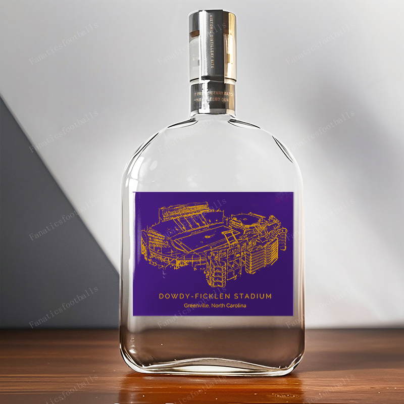 Dowdy-Ficklen Stadium- East Carolina Pirates Whiskey Bottles