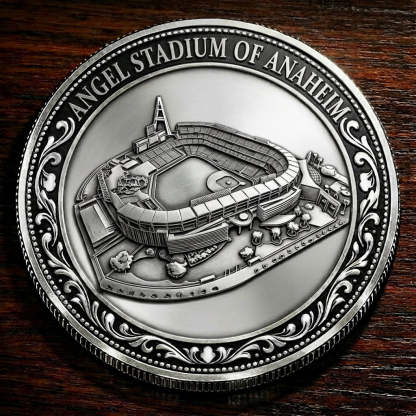 Custom Stadium Commemorative Coin Angel Stadium of Anaheim - Los Angeles Angels baseball Commemorative Coin