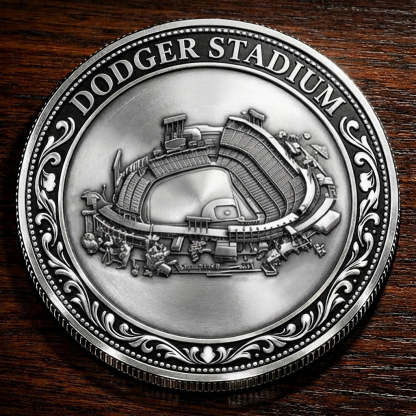 Custom Stadium Commemorative Coin Dodger Stadium - Los Angeles Dodgers baseball Commemorative Coin