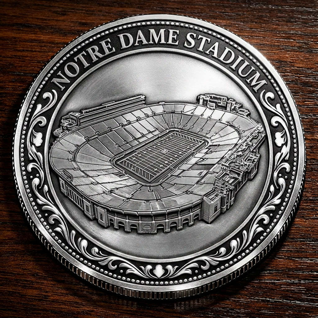 Custom Stadium Commemorative Coin Notre Dame Stadium - Notre Dame Fighting Irish football, College Football Commemorative Coin