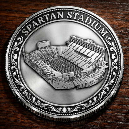Custom Stadium Commemorative Coin Spartan Stadium - Michigan State Spartans football, College Football Commemorative Coin