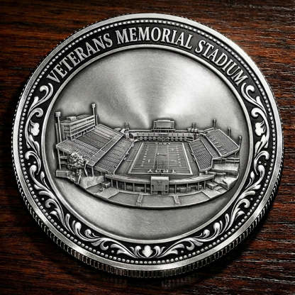 Custom Stadium Commemorative Coin Veterans Memorial Stadium - Troy Trojans football, College Football Commemorative Coin