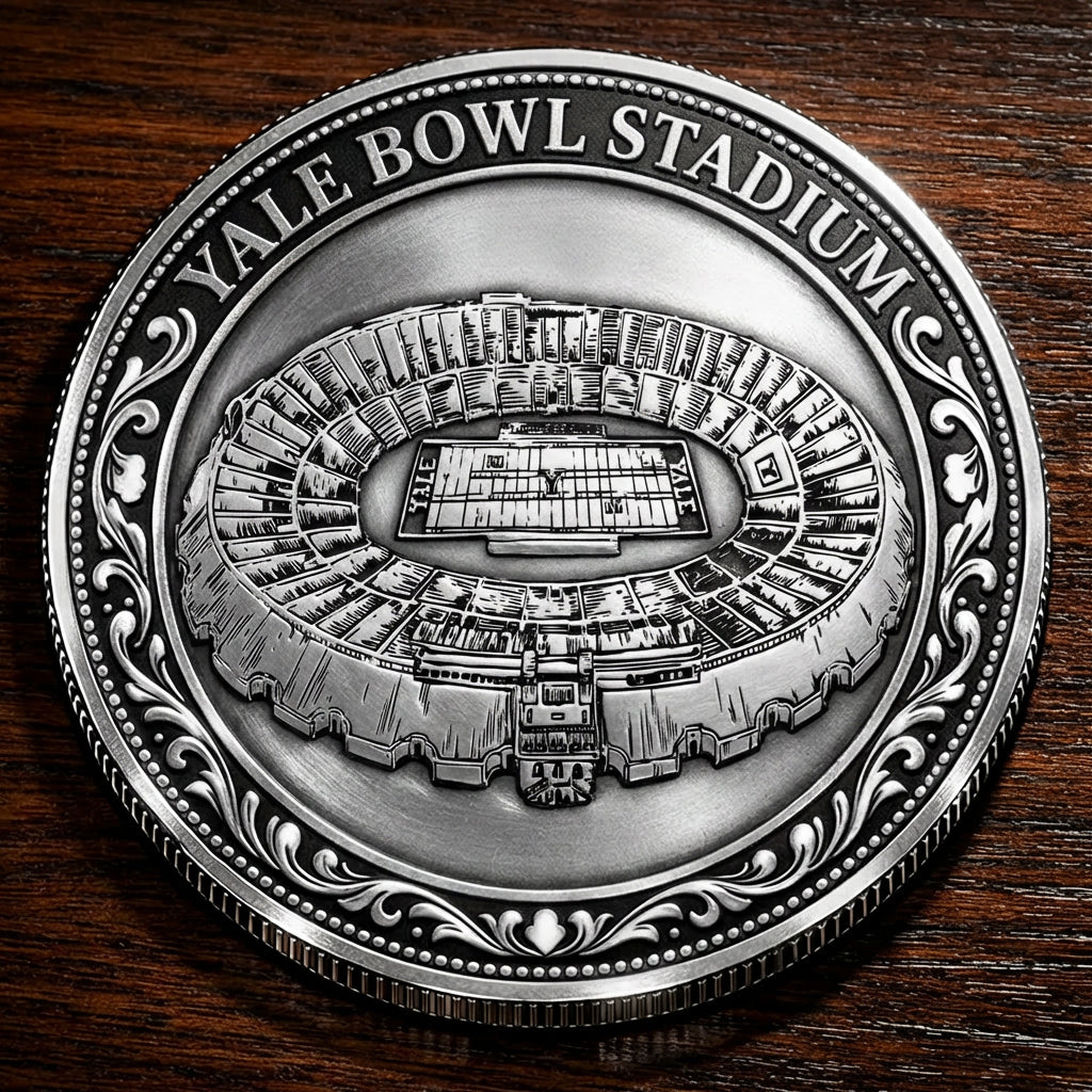 Custom Stadium Commemorative Coin Yale Bowl - Yale Bulldogs football, College Football Commemorative Coin