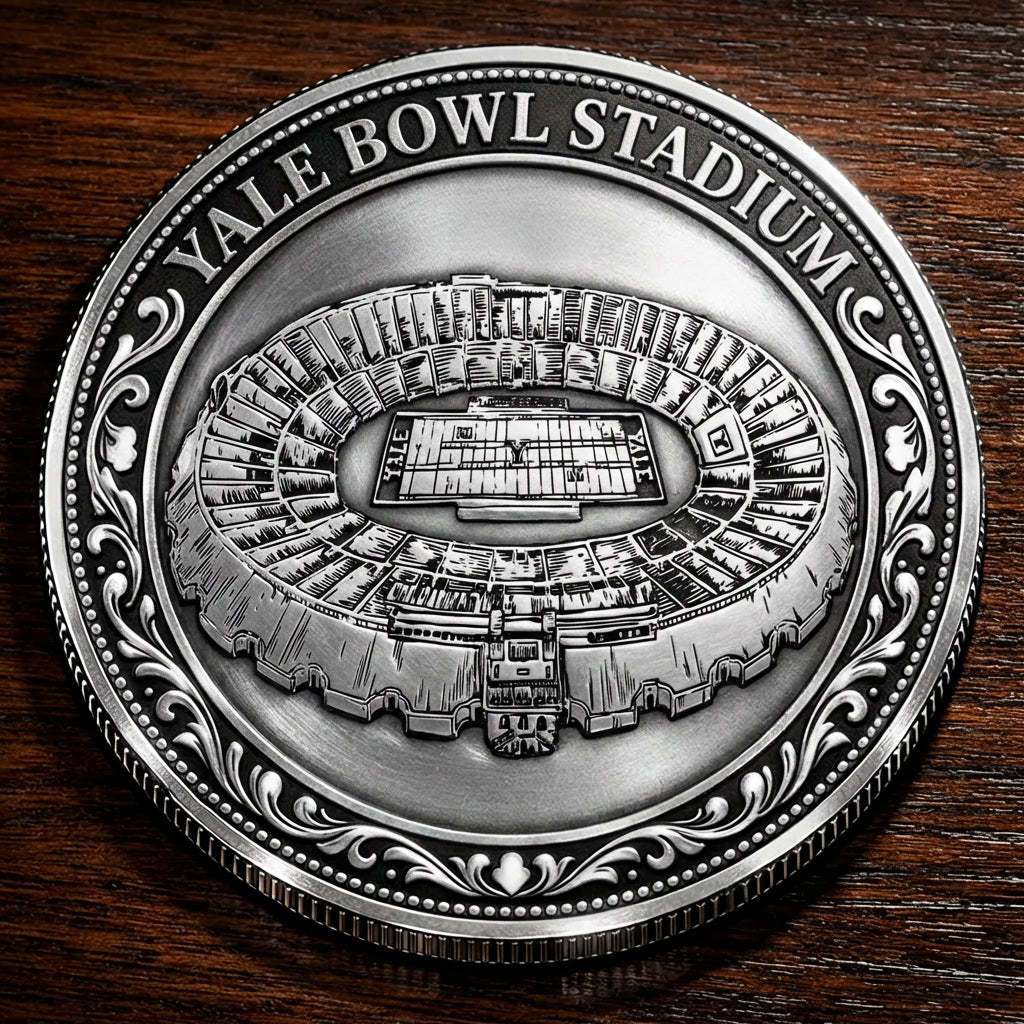 Custom Stadium Commemorative Coin Yale Bowl - Yale Bulldogs football, College Football Commemorative Coin