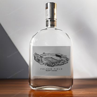 Folsom Field- Colorado Buffaloes Whiskey Bottles