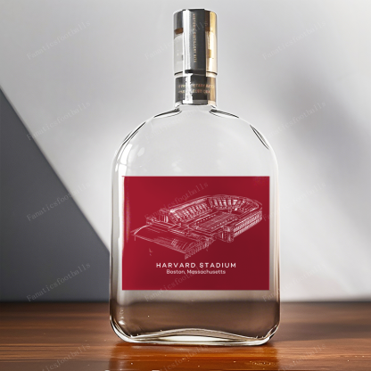 Harvard Stadium-Harvard Crimson, Boston Breakers Whiskey Bottles
