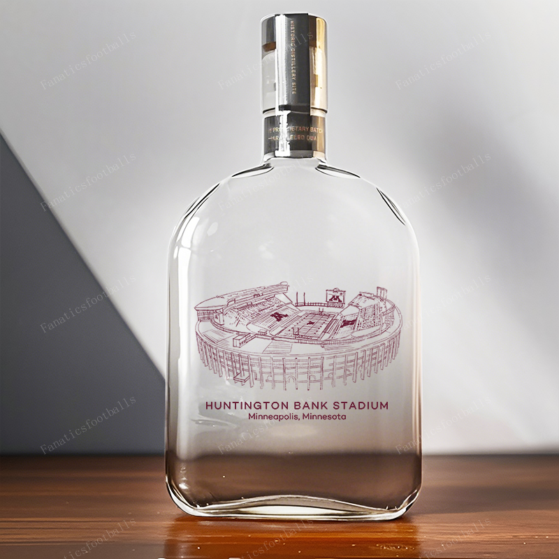 Huntington Bank Stadium-Minnesota Golden Gophers Boston Breakers,Whiskey Bottles