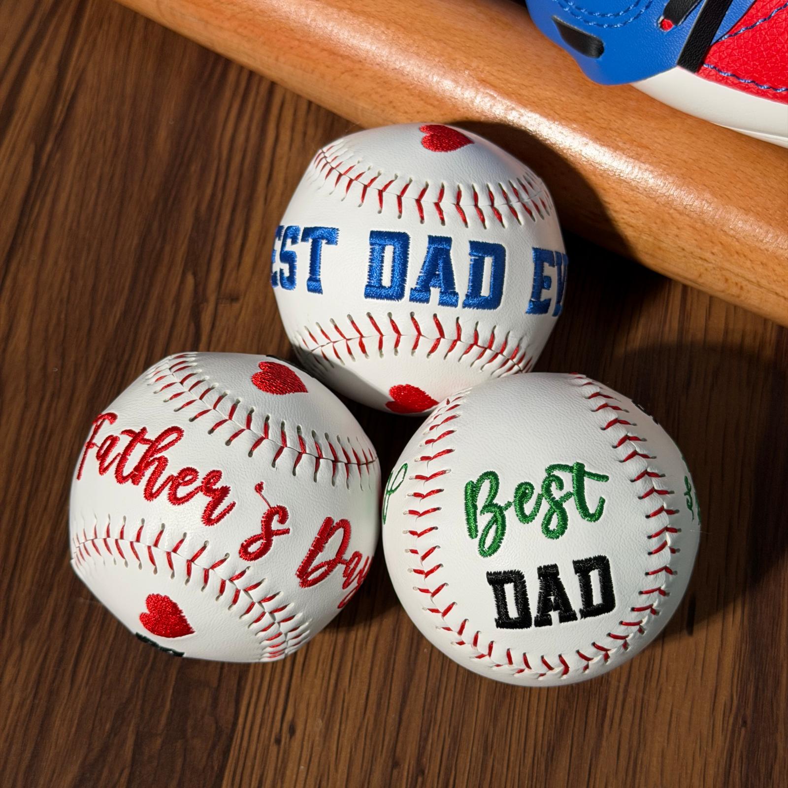 Custom Embroidered Sport Baseball & Softball - Father's Day Gift