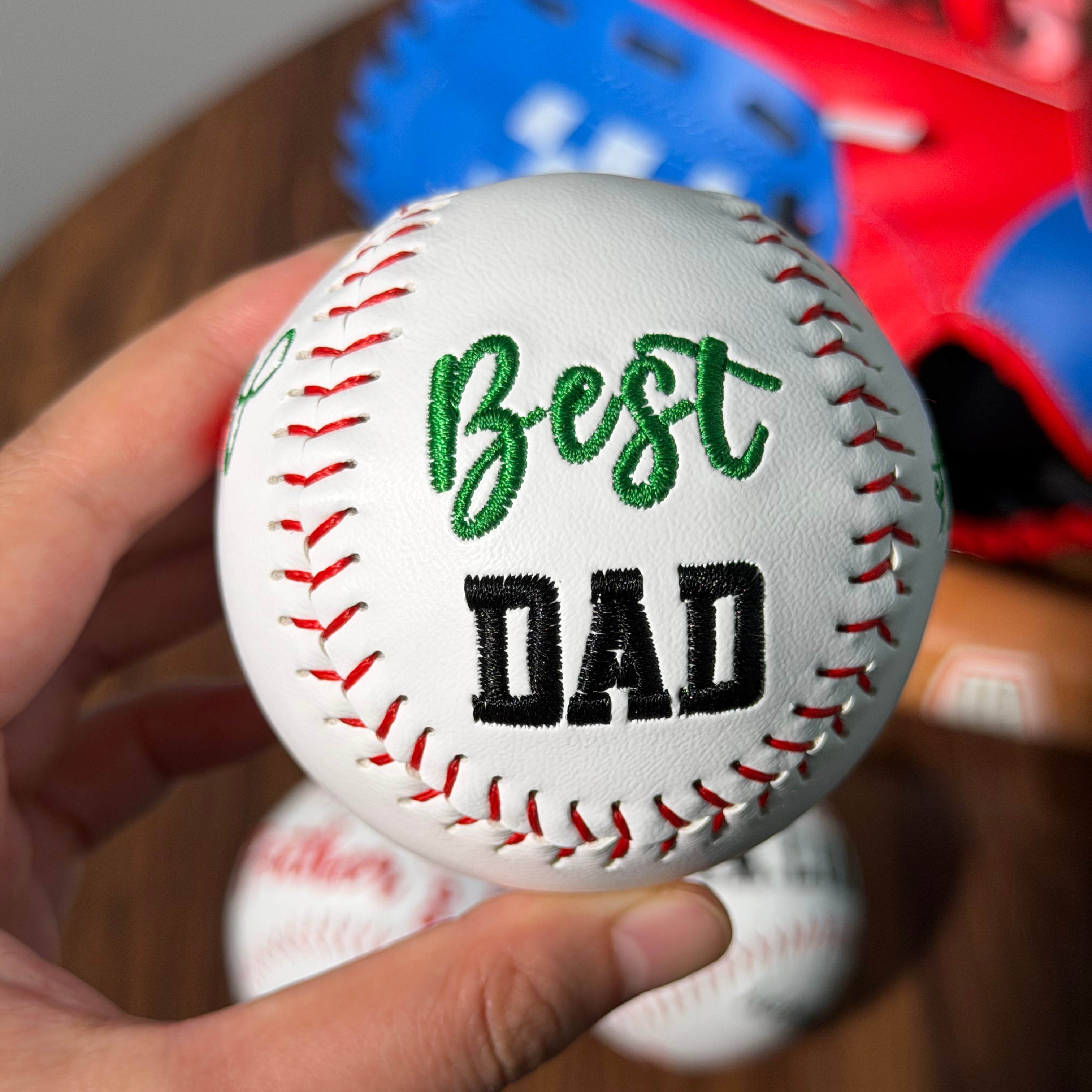 Custom Embroidered Sport Baseball & Softball - Father's Day Gift