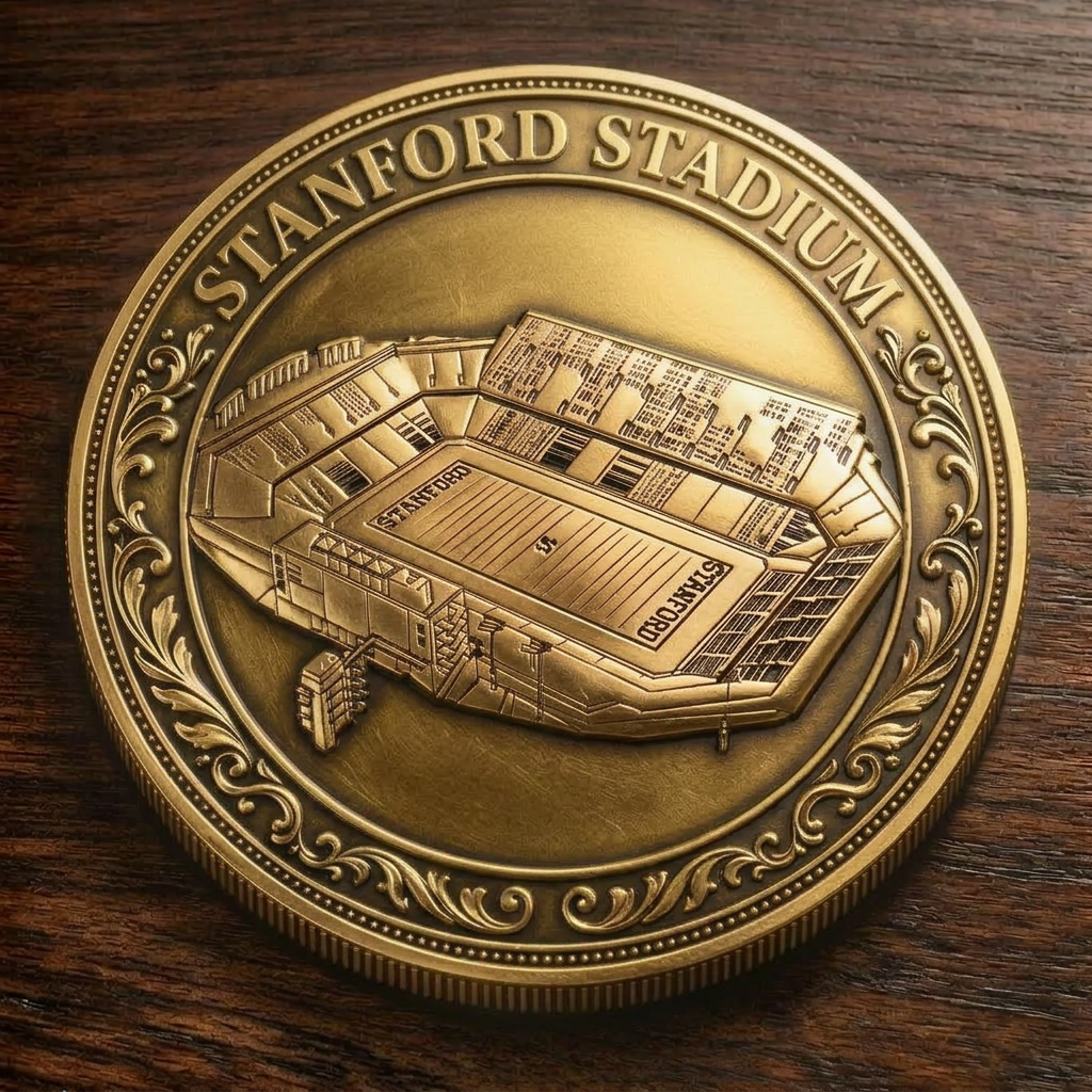 Custom Stadium Commemorative Coin Stanford Stadium - Stanford Cardinal football, College Football Commemorative Coin
