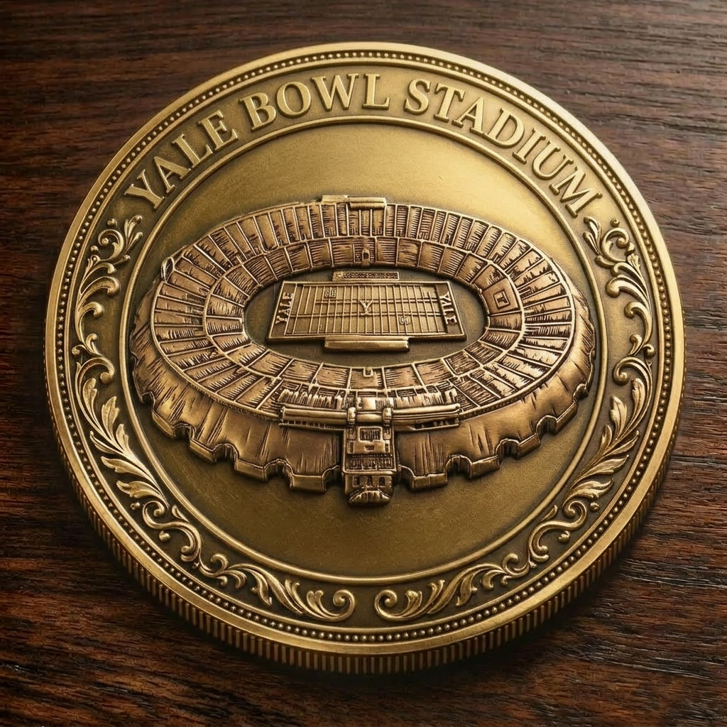 Custom Stadium Commemorative Coin Yale Bowl - Yale Bulldogs football, College Football Commemorative Coin