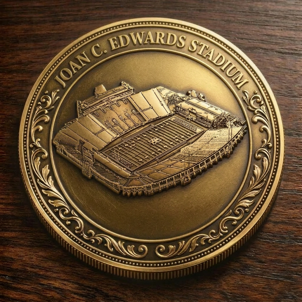Custom Stadium Commemorative Coin Joan C. Edwards Stadium - Marshall Thundering Herd football, College Football Commemorative Coin