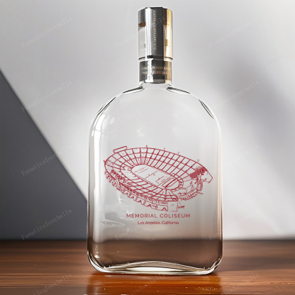 LA Memorial Coliseum-USC Trojans Whiskey Bottles