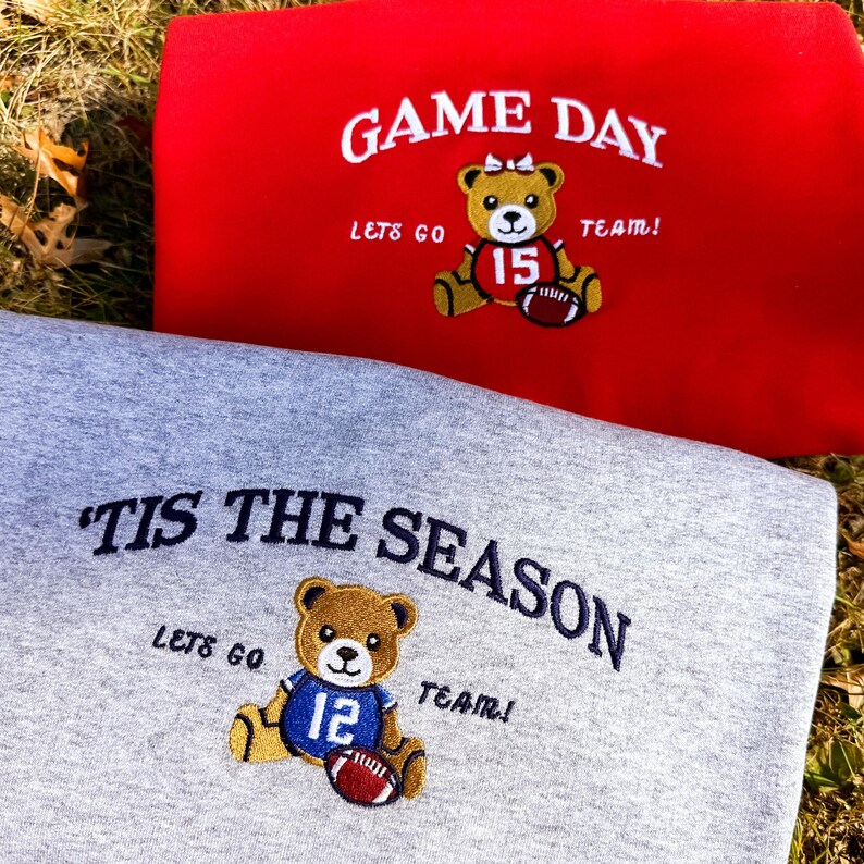 Custom Embroidered Name And Number Game Day Jerseys