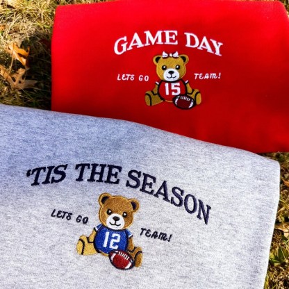 Custom Embroidered Name And Number Game Day Jerseys