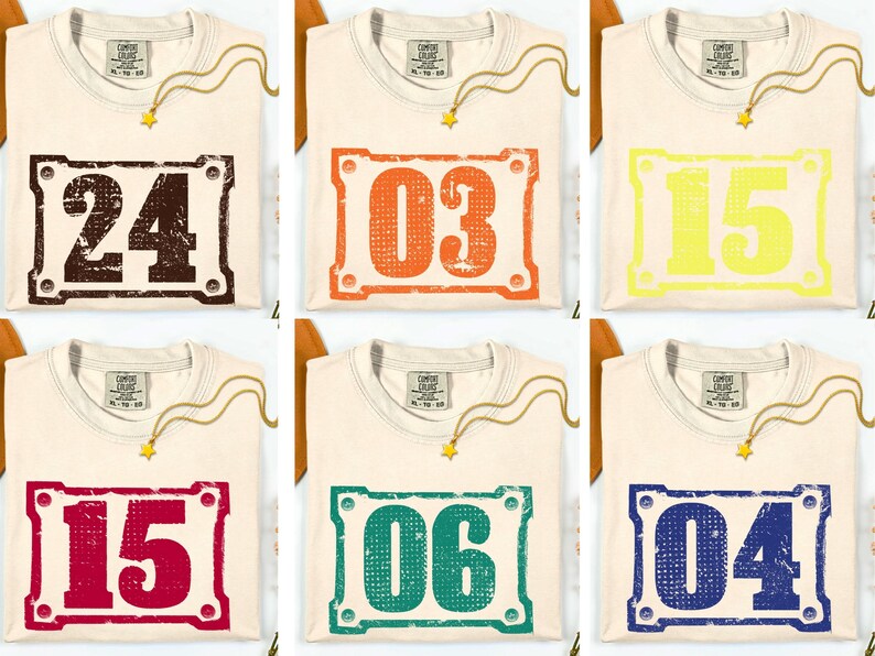 Personalized Y2K College Style Football Top, Comfort Colors Custom Game Day Number Jersey