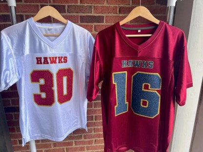 Custom High School Glitter Jerseys, Mom Football Jerseys, School Spirit Jerseys