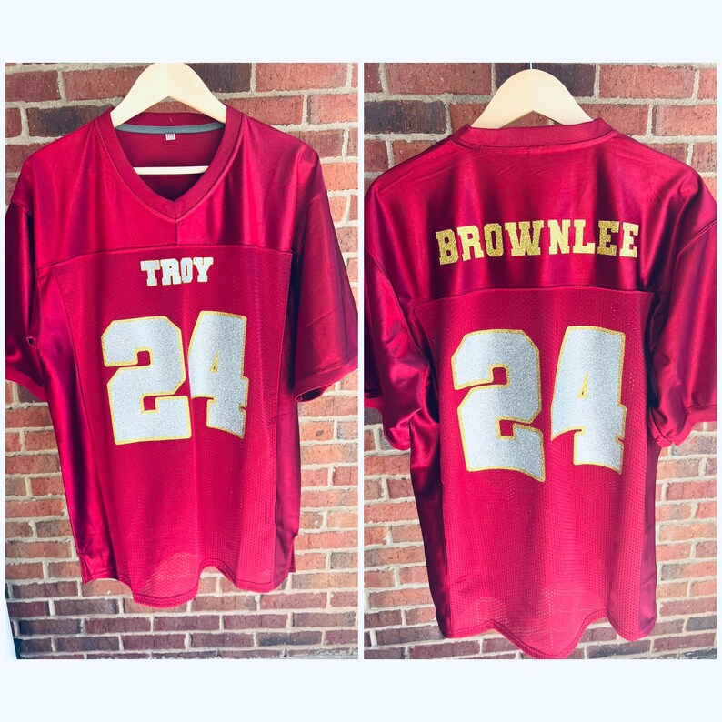 Custom High School Glitter Jerseys, Mom Football Jerseys, School Spirit Jerseys