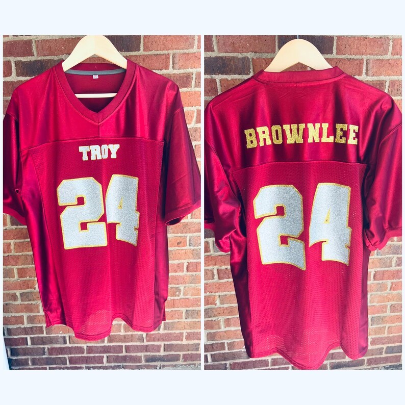 Custom High School Glitter Jerseys, Mom Football Jerseys, School Spirit Jerseys